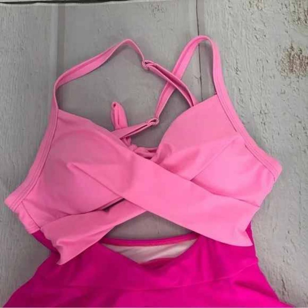 Pink swim dress bikini beach - Picture 4 of 13